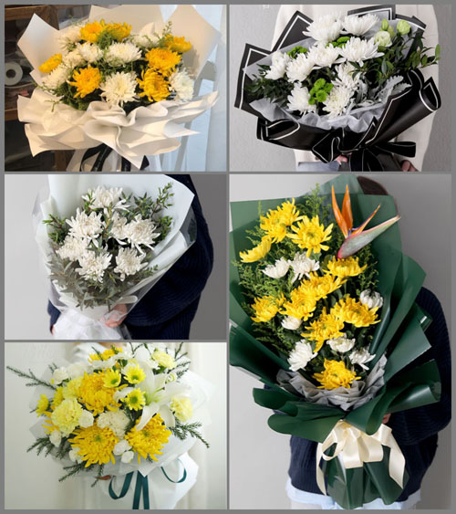 福建福州闽清县上莲乡白事花束代送
